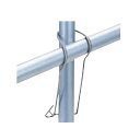 ハウス部材 十字傾斜金具 クラインセッター 25×25 右用 500個 ビニールハウス 部品 渡辺パイプ 個人宅配送不可 代引不可