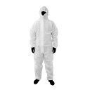 作業着 不織布 ツナギ FT-950 白 つなぎ 使い捨て 作業服 衛...(4)