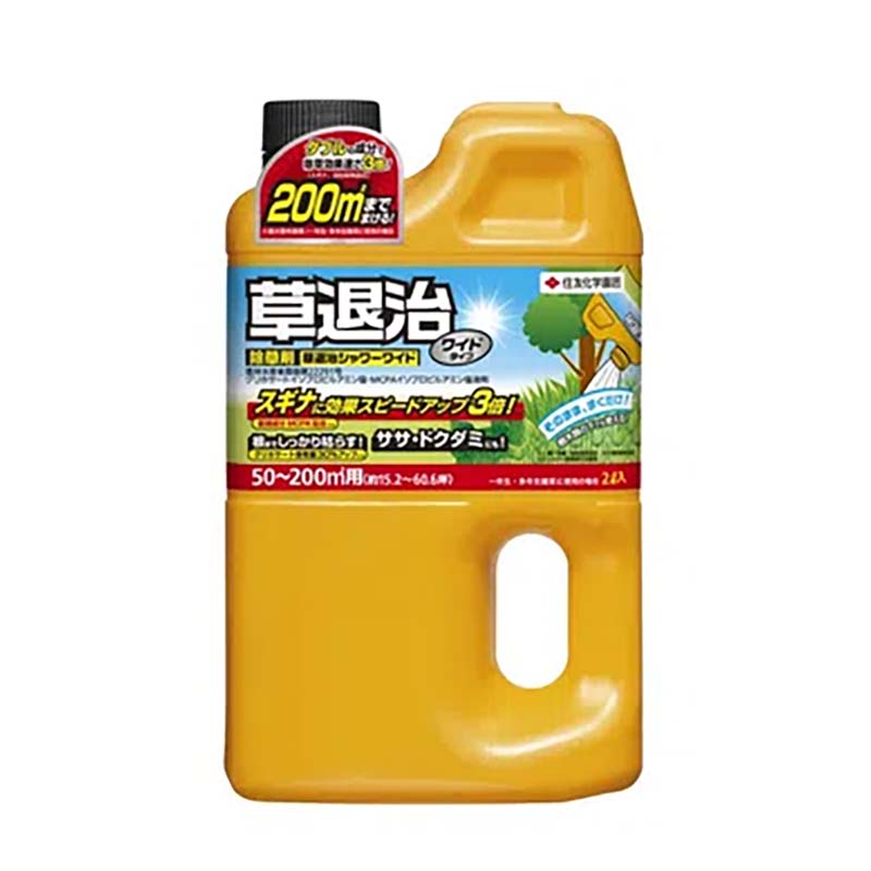 【100%ポイントバック エントリー＆抽選2/25まで】除草剤 草退治シャワーワイド 2L 8本 KINCHO園芸 除..