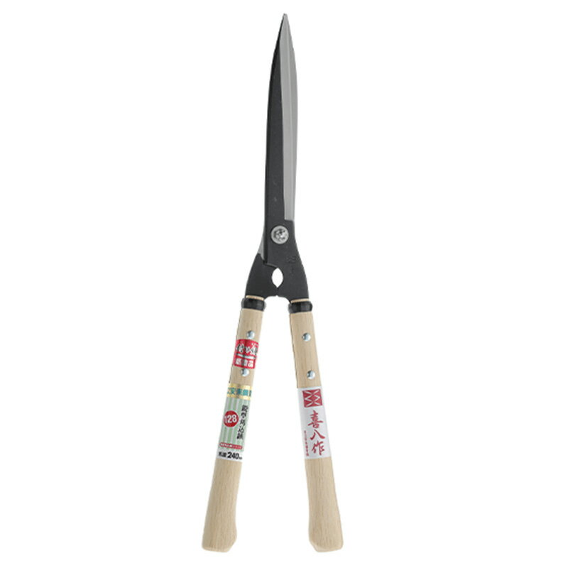 鋏正宗 鋭型 刈込鋏 プロ用 No.128 刃渡 240 mm 8寸 標準柄 270mm ナタ柄 吉岡刃物 三冨D