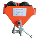 ビームトロリー 型式 BT1ton 使用荷重 1000 kg 適用ビーム幅 60-150 mm 最小回転半径 1 m A 256 mm B 187 mm C 1...