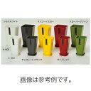 20個 #1501 プラスチックポット JENA 鉢と皿セット 6号 マンゴーイエロー 外径60mm 高さ282mm 鉢 明和 代引不可