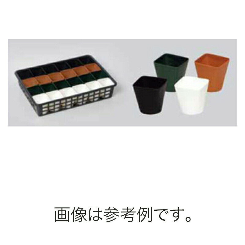 Rakuten - 【6/1〜最大100%Pバック抽選で要エントリー】800個 #1471 プラスチックポット JB24 3.5寸 茶 外径108mm 高さ90mm 鉢 明和 代引不可
