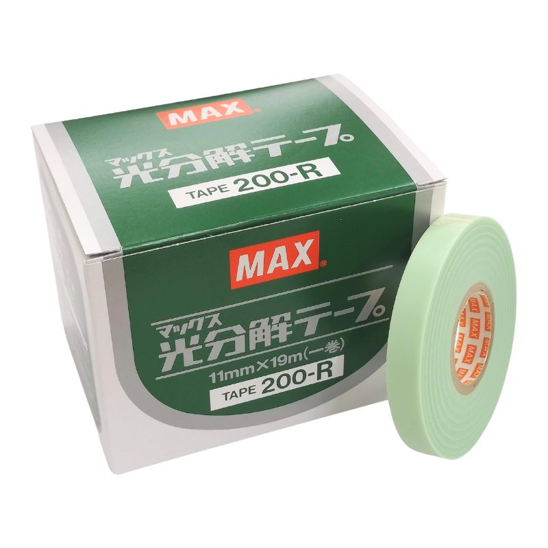 30箱×10巻入 200-R 光分解 テープ マックステープナー 用の 替え テープ MAX マックス 200R カ施 代引不可