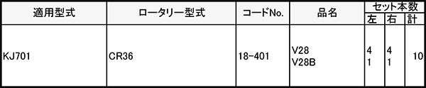 【6/1〜最大100%Pバック抽選で要エントリー】V爪 シバウラ 管理機 爪 18-401 10本...