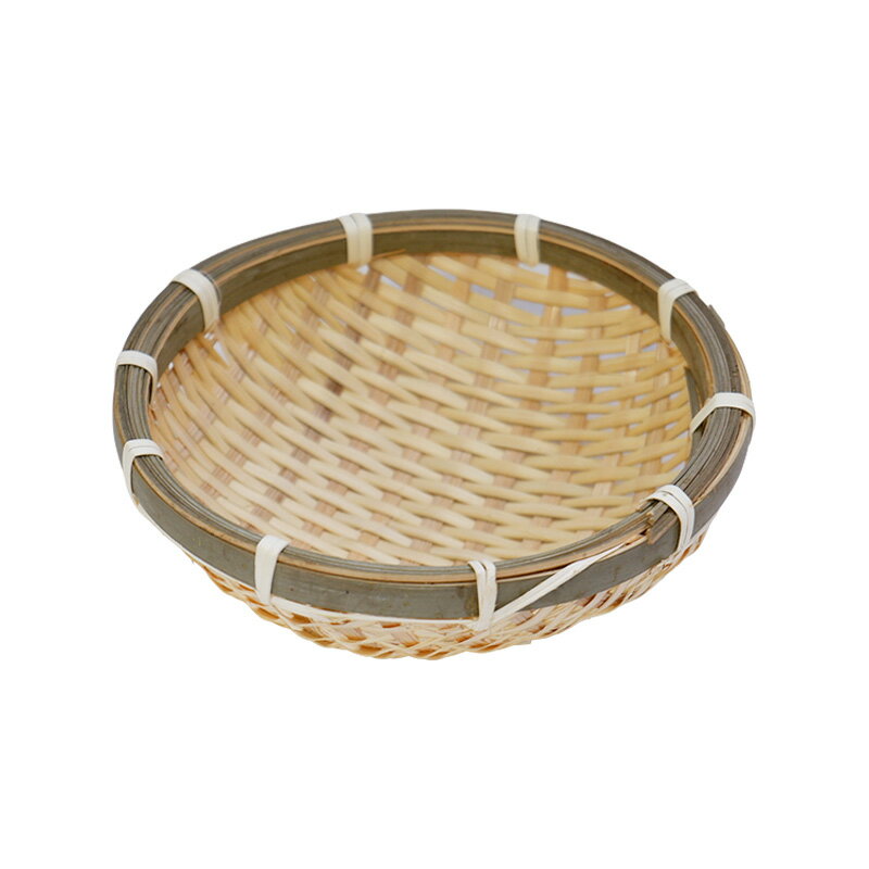 竹深ざる 13cm 竹製 ざる 竹ざる ザル 竹ザル 丸型 深型 深ザル かご 38058 小柳産業 H