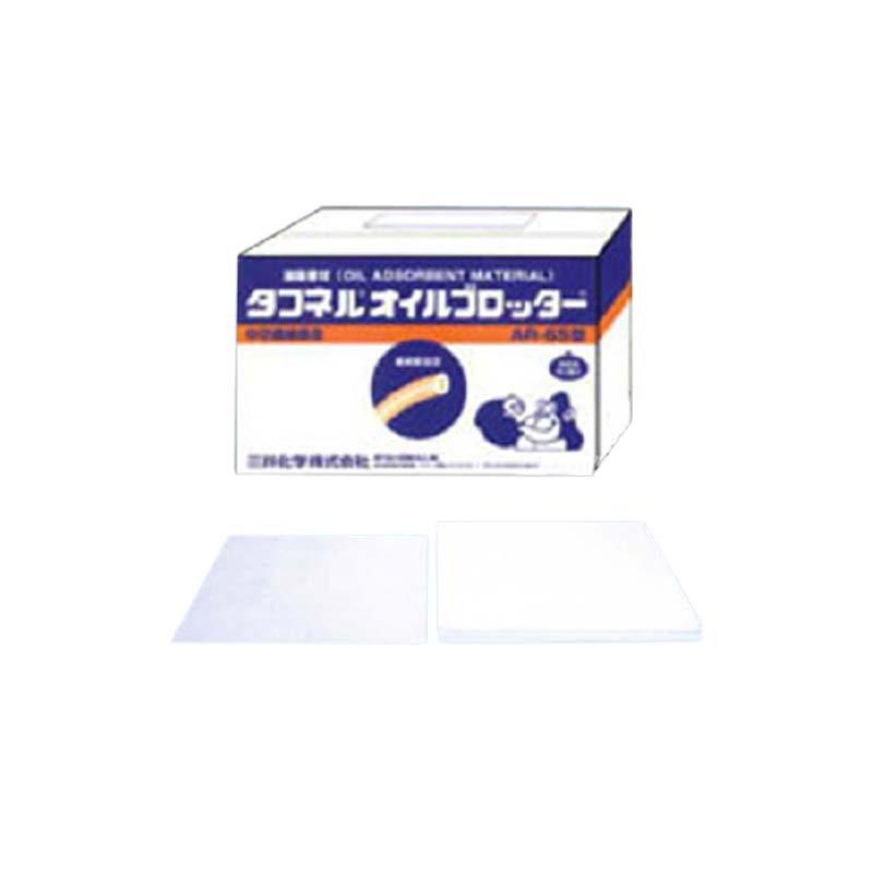 給油性能・浮力がアップ！繊維が中空になって いるので浮力性能も抜群です。 ◆商品仕様◆ 形状：マット状　AR-50N 寸法：約50cm×横50cm×厚さ4mm 枚数：100枚 重量：8kg類似商品はこちらタフネル オイル ブロッター マット...