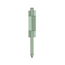 土留鋼板 とまるくん 支柱と鋼製キャップのみ 10本組 Φ48.6×1000mm うぐいす色 共B 個人宅配送不可 北海道送料別途 代引不可