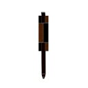 土留鋼板 とまるくん 支柱と鋼製キャップのみ 10本組 Φ48.6×2000mm ダークブラウン色 共B 個人宅配送不可 北海道送料別途 代引不可