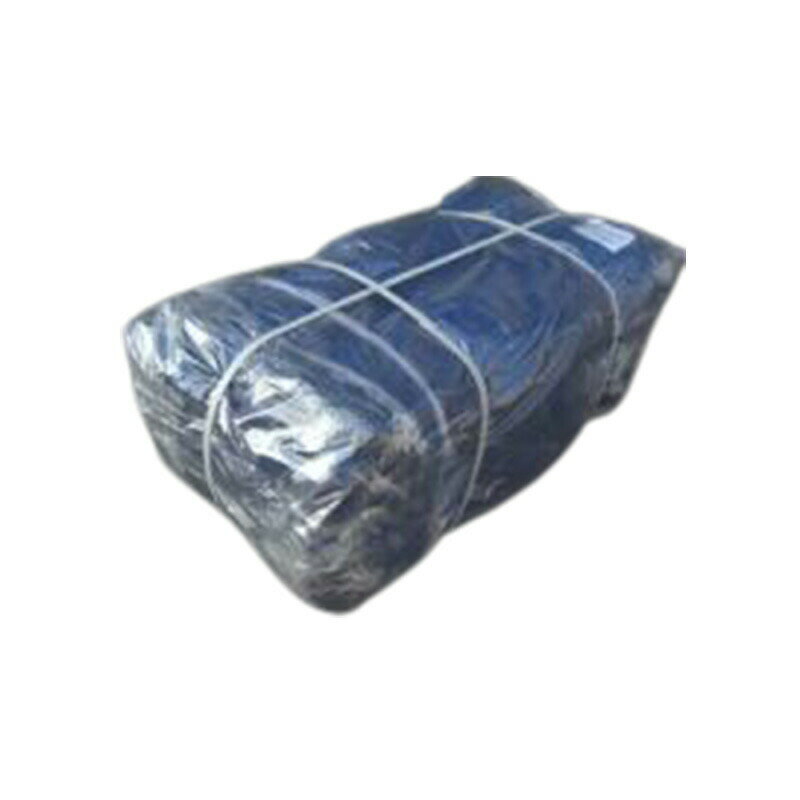 名札あり 種もみ袋 ( 種籾 ネット、種籾消毒袋 ) - 大40×65cm 青色 10枚入れ ラベル付 日AZ