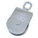 ステンレス滑車 ステンレスサンマブロック オーフ MOS50 車径 50mm 使用荷重 250kg A 120mm B 30mm C 8mm D 46mm E ...