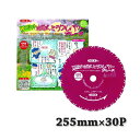 10枚 Wスリット 岩間式 ミラクルパワーブレード 255mm 厚み1.05mm 刃数 30P WMR型 超軽量タイプ チップソー 替刃 草刈機 刈払機 用 草...