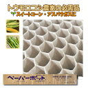 ペーパーポット No.2-264 (5H) 105冊 (個) 264鉢 生分解性 紙筒 播種 種まき 育苗 苗 スイートコーン アスパラガス ニッテン タS 個...