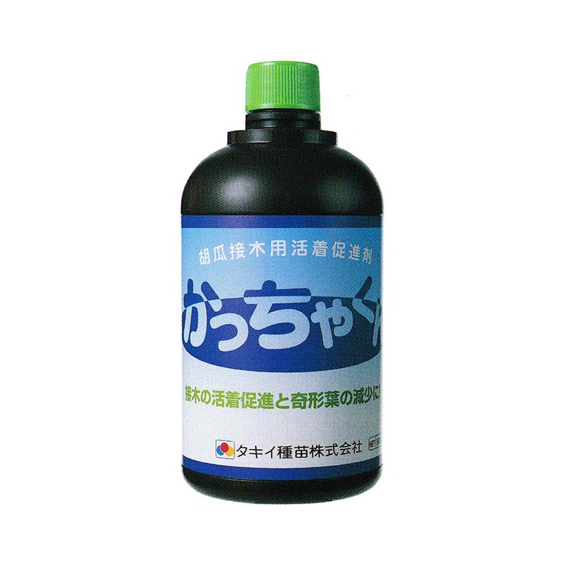 キュウリ接木用活着促進剤 かっちゃくん 500cc ウリ科 活着促進 奇形葉減少効果 液体肥料 葉面散布剤 タキイ種苗 米S 代引不可