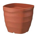 20個 フレグラースクエアポット 32型 ブラウン ポット 鉢 おしゃれ ガーデニング 素焼き感 ヤマト タS 個人宅配送不可 代引不可 大和