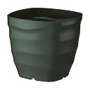 20個 フレグラースクエアポット 32型 ダークグリーン ポット 鉢 おしゃれ ガーデニング 素焼き感 ヤマト タS 個人宅配送不可 代引不可 大和