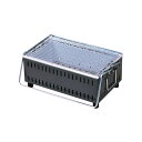炭たしカンタン卓上シチリン UC-350ST (GY) グリーンライフ 断熱構造 遮熱板 BBQ 燻製 アウトドア キャンプに アM D