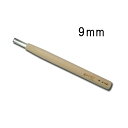 メール便 刃物鋼 彫刻刀 浅丸 9mm ヒノキ柄 刃物 職人 家具 木工 木彫 道具 道刃物工業 三冨 D