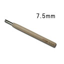 メール便 ハイス鋼 彫刻刀 丸刀 7.5mm サクラ柄 刃物 職人 家具 木工 木彫 道具 道刃物工業 三冨 D
