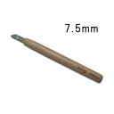 メール便 ハイス鋼 彫刻刀 ナギナタ左 7.5mm サクラ柄 刃物 職人 家具 木工 木彫 道具 道刃物工業 三冨 D