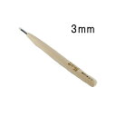 メール便 彫刻刀 ハイス変形刀 底丸三角 3mm ヒノキ柄 ハイス鋼 刃物 職人 家具 木工 木彫 道具 道刃物工業 三冨 D