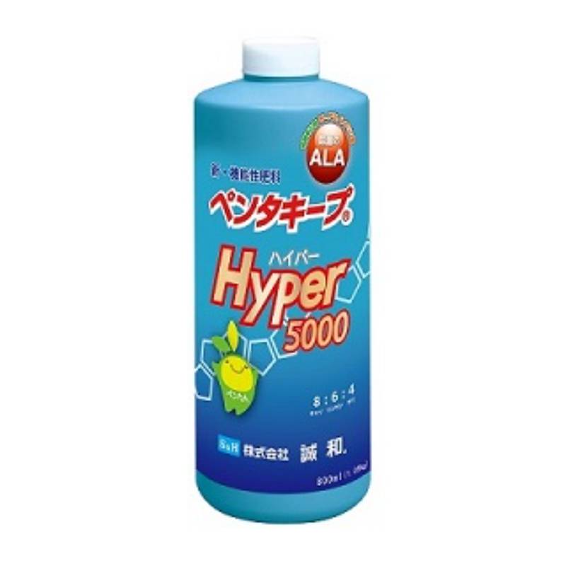 12本 ペンタキープハイパー5000 5912PHY 1kg 800ml 5-ALA 液状肥料 誠和 サTD