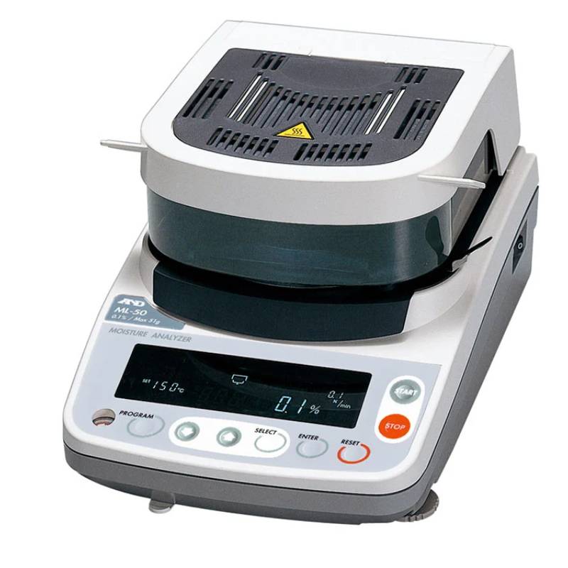 A&D 加熱乾燥式水分計 ML-50 ひょう量 51g 計測 計測器 計量 測量 測定 電子 デジタル エーアンドディー 宇N 代引不可