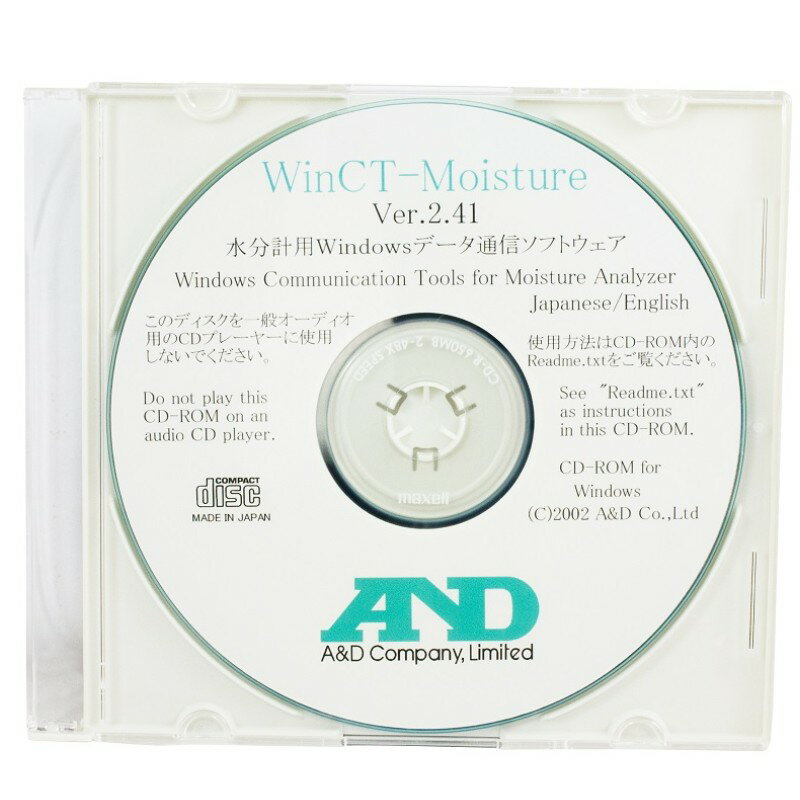 A&D WinCT-Moisture ǡեȥ AX-MX-42 ¬ ¬  ¬ ¬ Ż ǥ ɥǥ N Բ