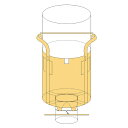 10袋入 丸型 薄手生地 フレコンバッグ OW-005丸E 容量1000L 排出口半開 注入口全開 2点吊り 工事 土木 収穫 ワンウィル 代引不可