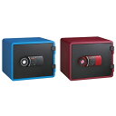小型耐火金庫 YES COLOR SAFE YESM-020 BL RD EIKO エーコー レッド ブルー 内容積 37L テンキー式 設置対応可 防犯 事務所 店舗 キーレス コンパクト 代引不可