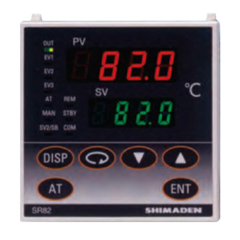 ディジタル調節計 SR82-2Y-N-90-1000000 シマデン 72×111mm SV設定2点 PID値2種 加熱冷却二出力制御 イベント出力 計測 演算 測定 図り 宇N 代引不可