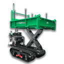 中型クローラシリーズ XG555LDM アテックス atex 2055×1085×1440mm リフトorダンプ 低速 高速 可動転輪 三方枠水平保持 運搬 オ...