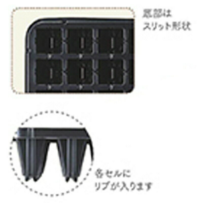 250個 38.5cm×57cm 黒 TO RL プラグトレー RL-40PT 東海化成 京G 送料無料 代引不可