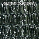 個人宅配送不可 1.8m×50m 黒 遮光率90% ワイエムネット 遮光ネット #1600 寒冷紗 望月 タS 代引不可
