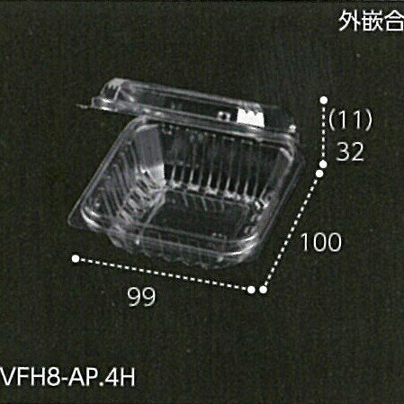 2000 VFH8-AP 4 Ʃ 10099߹43(32+11)mm CP003702 A-PET ߥ˥ȥޥ  Ĳʪƴ ...