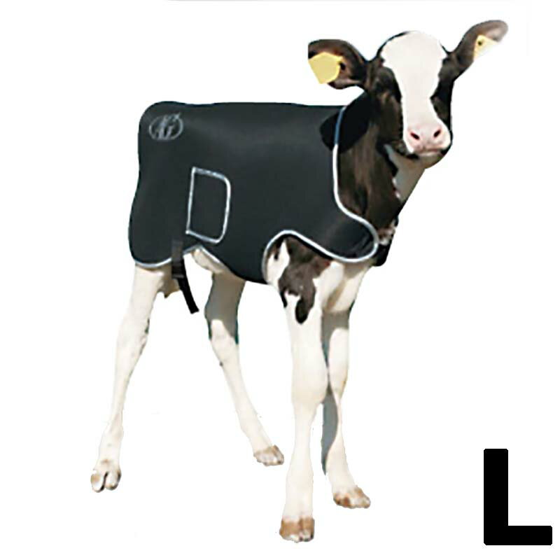 AGジャケット クラシック 黒 Lサイズ 50〜100kg 特殊4層構造 子牛用 防寒着 仔牛 AGトレーディング DZ その1