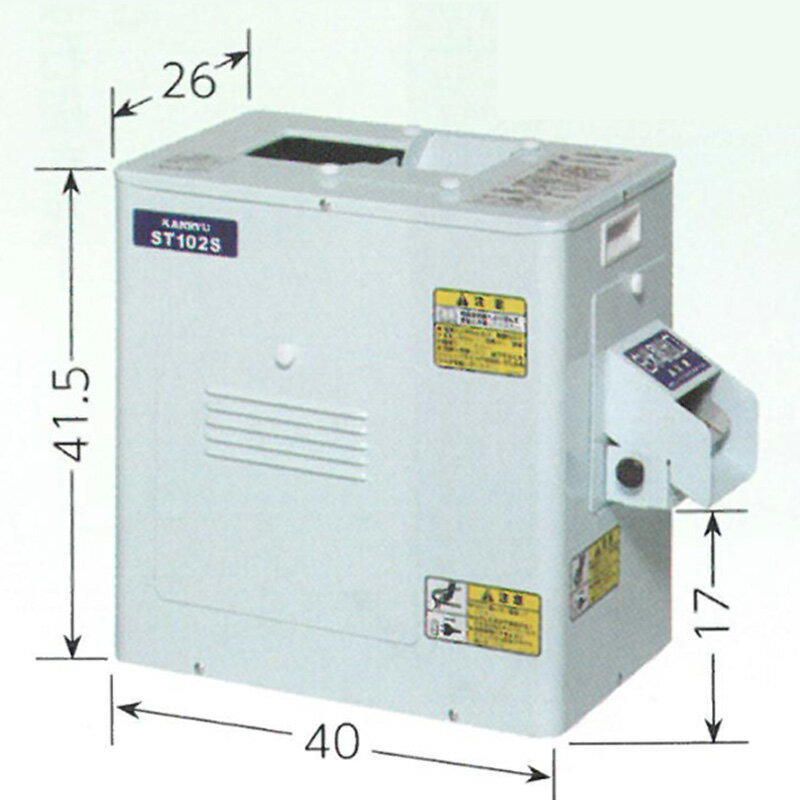 プラスワイズ業者用専門店の石抜機 ST102S 簡易小米取り機能 100V 100W カンリウ KANRYU モータ内蔵型 コンパクト 精米 オK 個人宅配送不可 代引不可｜アングル2