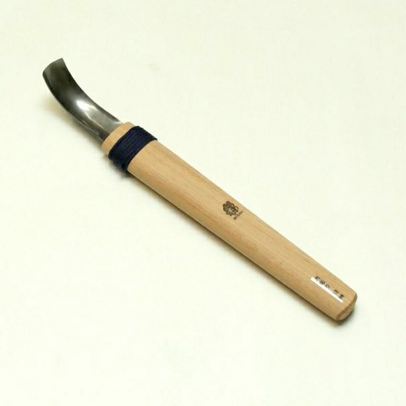 メール便 彫刻刀 ハイス変形刀 面裏彫り 18mm サクラ柄 ハイス鋼 刃物 職人 家具 木工 木彫 道具 道刃物工業 三冨 D