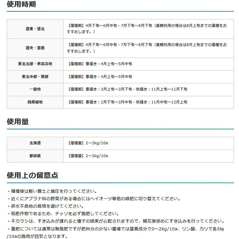 種 20kg シロガラシ キカラシ メテックス 畑作 園芸 緑肥 景観緑肥 雪印種苗 米S ...