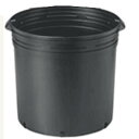 27個 取手付 大型ポット CL-40X 黒 直径400×381mm 容量約36.5L 穴 ( かど6+底1個 ) ナーセリーサプライズコンテナ クラシック 東...