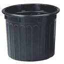 16個 取手付 大型ポット GL-49 黒 直径489×432mm 容量約74.1L 穴 ( かど6+底1個 ) ナーセリーサプライズコンテナ グリップリップ ...