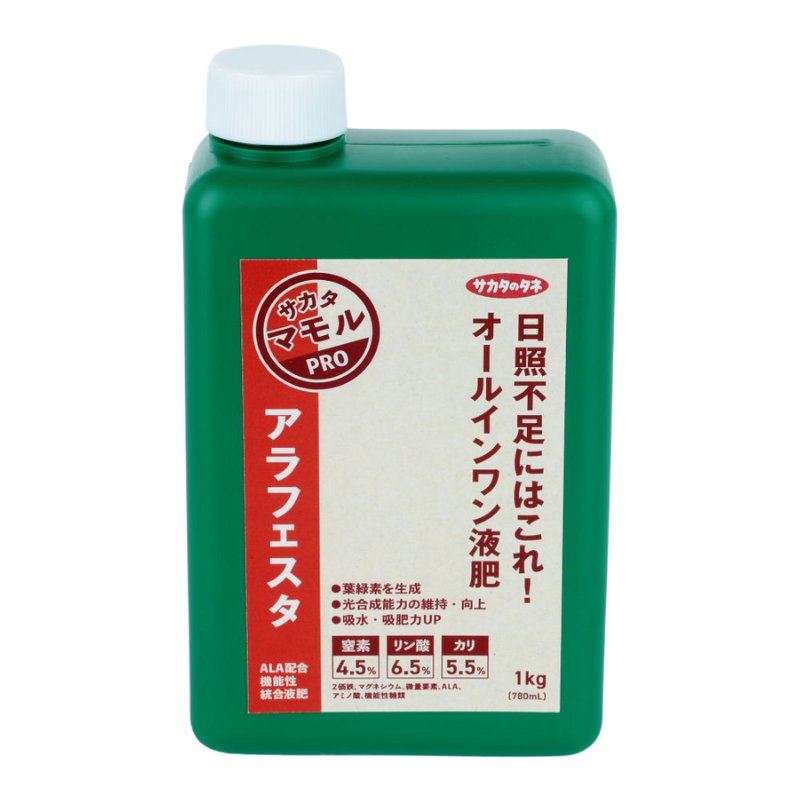 12本 アラフェスタ 1kg ALA-FeSTA 万能型液肥 液体肥料 サカタのタネ サカタマモルシリーズ サT 代引不可