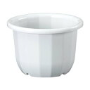 20個 中輪鉢 12号 ホワイト ポット 鉢 植え替え ベーシックポット ヤマト タS 個人宅配送不可 代引不可 大和