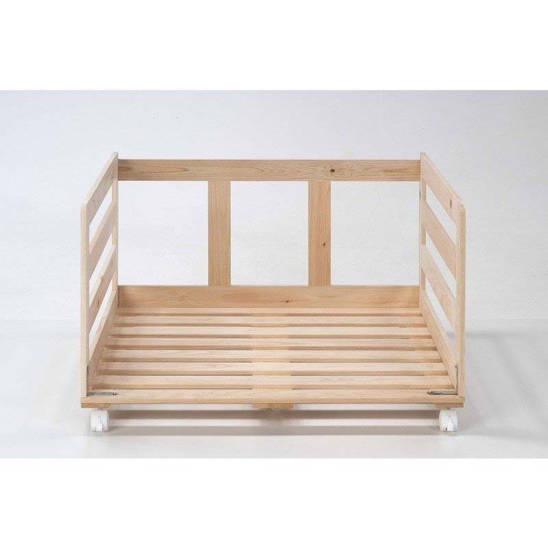 ひのきすのこワゴン 押入れ用 80×75cm 桧 すのこ ナガノ産業 代引不可