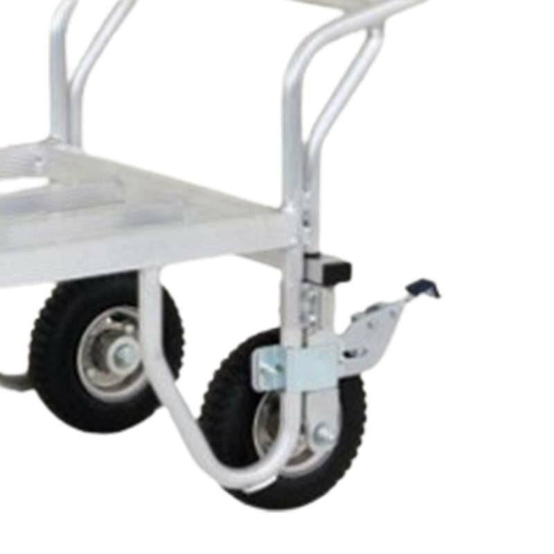 ※こちらの商品は【補助輪のみ】となります。台車・補助ハンドルは別売りです。 コン助に補助ハンドルや補助輪を取り付ければ、ハンドルを持ち上げず、また腰を曲げずに楽な姿勢で押すことができます。 補助輪にはパーキングブレーキ（CN-64TR専用ヘムロック）が付いていますから停車時も安心です。 ◆商品仕様 品番：CN-64TR 重量：4.1kg エアータイヤ：TR-2.50×4A 取付可能機種：コン助（CN-20D・35D・65DUを除く）、アルミ1輪車 CF-4（N） 入数：1個 ※写真はタイヤを内側にセットした状態です（ブレーキは左側に付きます） ※補助輪がフレーム外側の場合ブレーキは右側に付きます。 ※CF-4（N）は補助輪をフレーム内側にはセットできません。 ※急な坂道での走行や横断は転倒の恐れがあり危険ですのでおやめください。 　また急な坂道ではパーキングブレーキでタイヤをロックしても動いたり転倒の恐れがあり、危険です。ご注意ください。類似商品はこちら補助ハンドルのみ ハラックス コン助 補助ハン8,008円ハラックス コン助 アルミ製 平形二輪車 CN31,592円ハラックス コン助 アルミ製 平形二輪車 CN28,600円ハラックス コン助 アルミ製 平形一輪車 CN39,336円ハラックス コン助 アルミ製 花用一輪車 CN42,856円ハラックス コン助 アルミ製 花用一輪車 CN65,912円ハラックス コン助 アルミ製 平形一輪車 CN34,936円ハラックス コン助 アルミ製 平形一輪車 CN37,840円ハラックス アルミ 植木運搬用一輪車 CU-133,176円新着商品はこちら2026/10/14アルミブリッジ 有効長:3000mm 作業効率334,906円2026/10/14アルミブリッジ 有効長:2200mm 作業効率329,758円2026/10/14アルミブリッジ 有効長:2200mm 作業効率265,694円再販商品はこちら2026/10/23200個 柿クリップ MA型 干し柿 ステンレ4,180円2026/10/2220本 枝受け支柱 果樹支柱 直径33×18016,874円2026/10/22100個 柿つるしたんざく 干し柿 作りに 柿2,200円2026/10/23 更新ハラックス コン助 補助 部品
