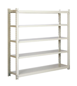 豪力君 強力スチール棚 MR-2185C 間口1820mm×奥行450mm 耐荷重:200kg エムケー精工 金T【送料無料】 【代引不可】