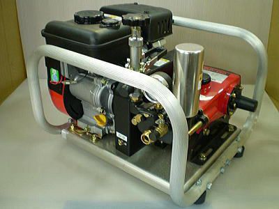 安田工業 エンジンセット動噴 SCA-153M 三菱OHVエンジン搭載 シB 代引不可