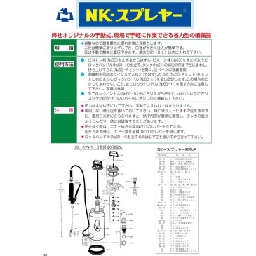 【個人宅不可】【北海道不可】NKスプレヤー コンクリート 打設 現場で手軽に作業できる省力型の 噴霧器 スプレイヤー スプレー ノックス 共B 【代引不可】