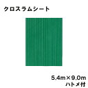 クロスラムシート 5.4 m × 9.0 m ハトメ付 養生シート カ施 個人宅配送不可 代引不可