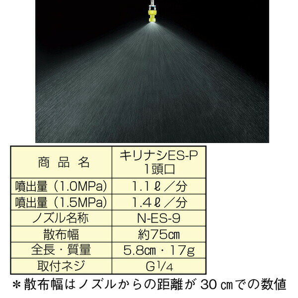 キリナシ ES-P 1頭口 G1/4 (141124) ヤマホ 工業 防J 個人宅配送不可 代引不可